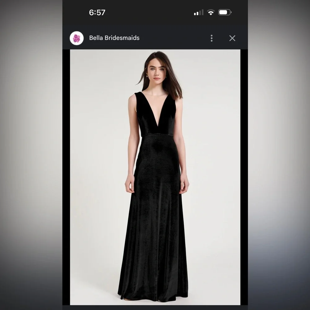 Jenny Yoo Homecoming Prom Dress - Picture 6 of 7